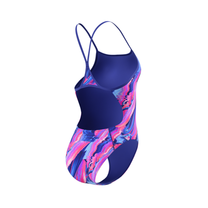 Speedo PRINTED TURNBACK BLU/PIN