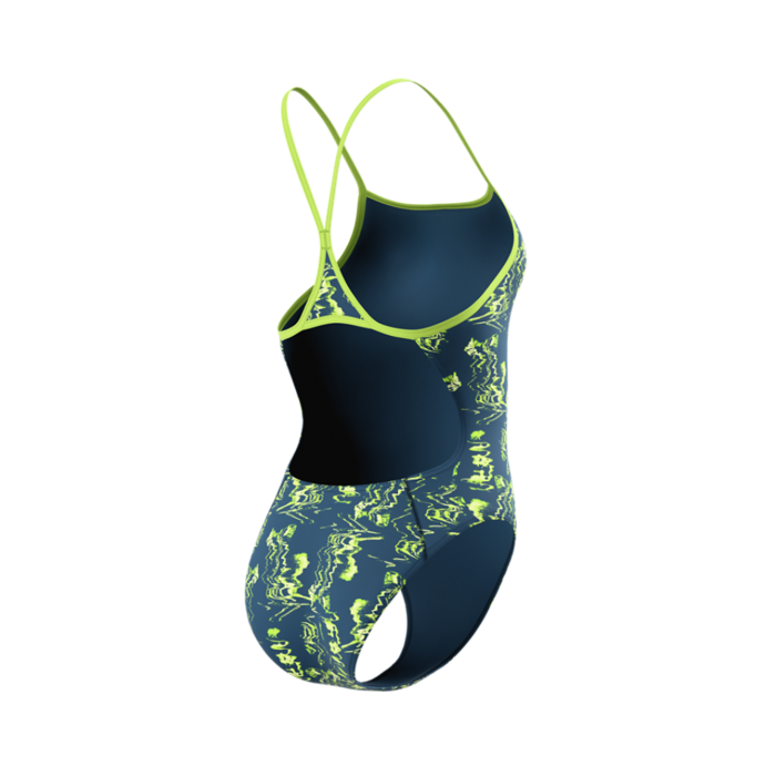 Speedo PRINTED TURNBACK NAV/GRN