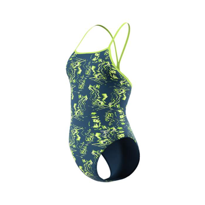 Speedo PRINTED TURNBACK NAV/GRN