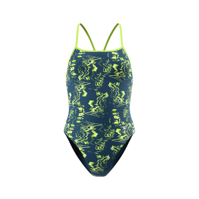 Speedo PRINTED TURNBACK NAV/GRN