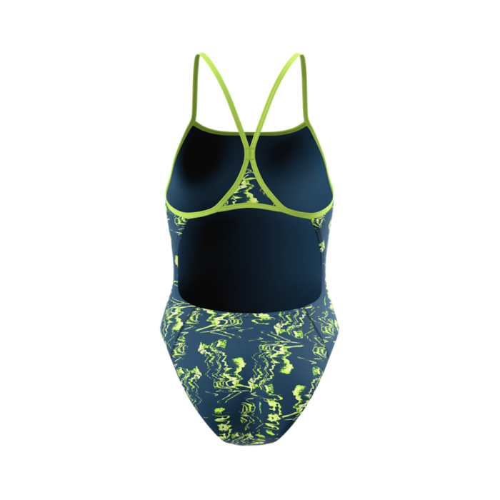 Speedo PRINTED TURNBACK NAV/GRN