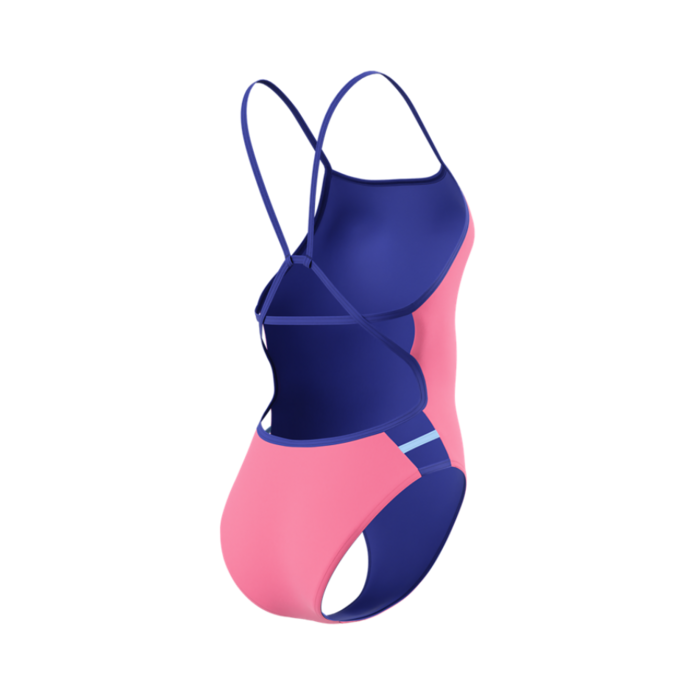 Speedo SOLID TRI BACK PIN/BLU