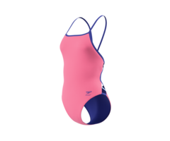 Speedo SOLID TRI BACK PIN/BLU
