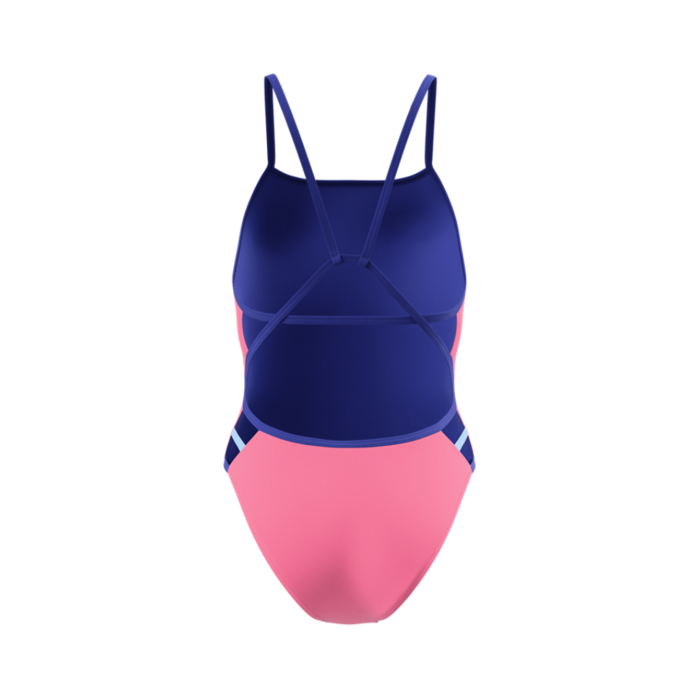 Speedo SOLID TRI BACK PIN/BLU