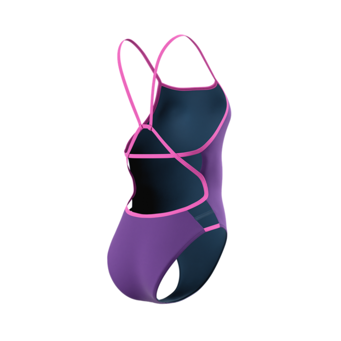 Speedo SOLID TRI BACK PUR/PIN