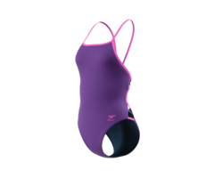 Speedo SOLID TRI BACK PUR/PIN