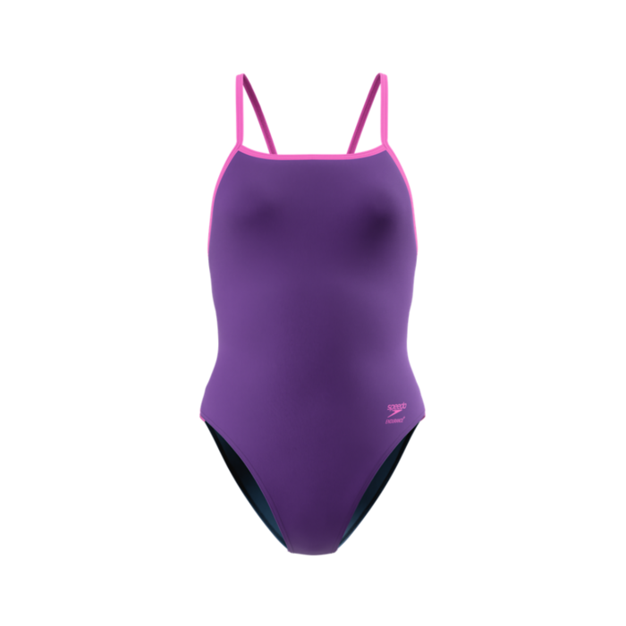 Speedo SOLID TRI BACK PUR/PIN