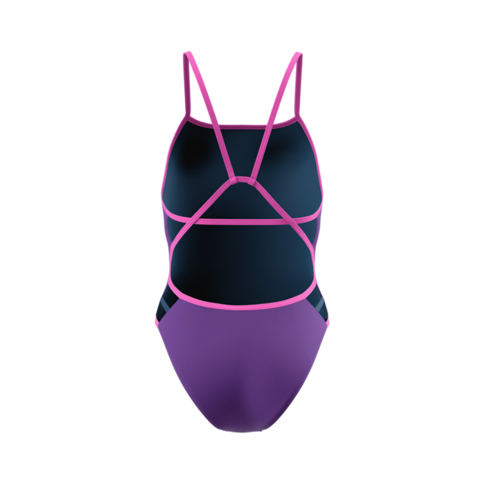 Speedo SOLID TRI BACK PUR/PIN