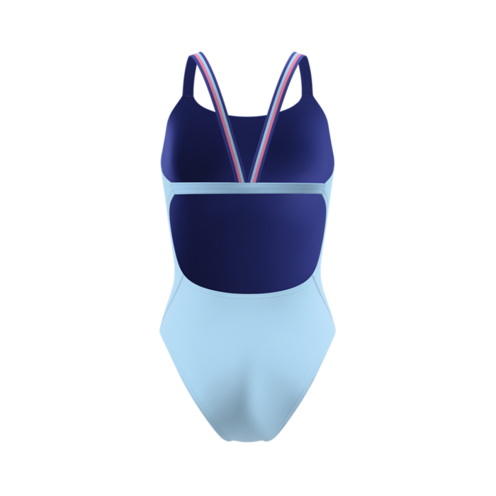 Speedo SOLID COMFORT V-BACK BLU/PIN