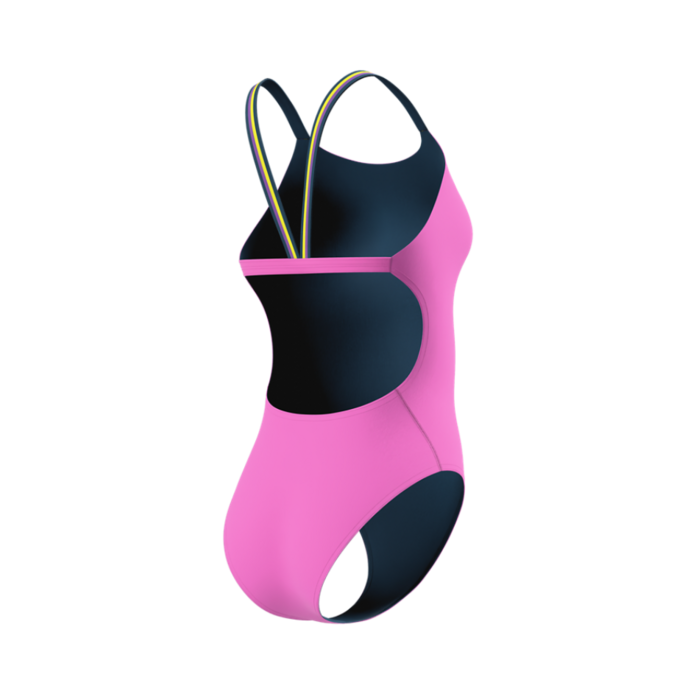Speedo SOLID COMFORT V-BACK PIN/GRN