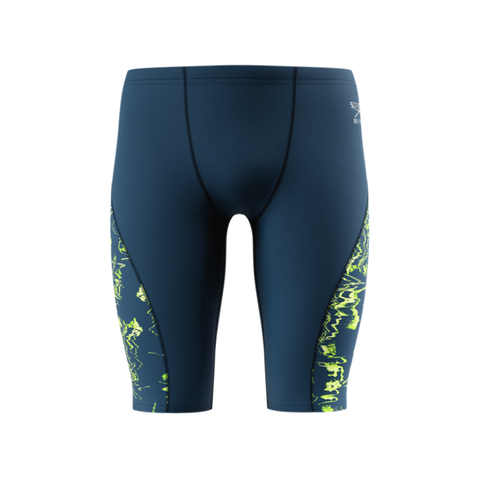 Speedo SPL PRINTED JAMMER NAV/GRN