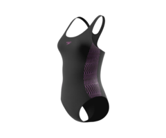 Speedo PLACEMENT MUSCLEBACK 1P BLA/PIN1