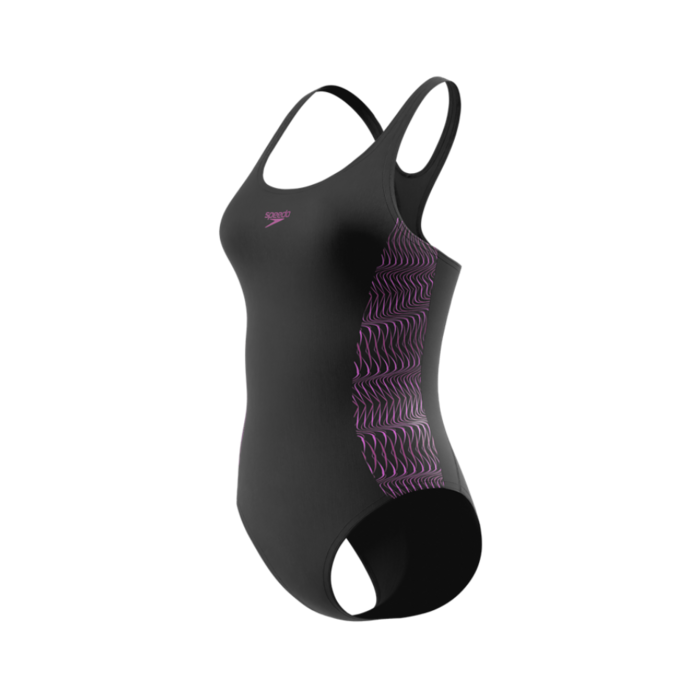 Speedo PLACEMENT MUSCLEBACK 1P BLA/PIN1