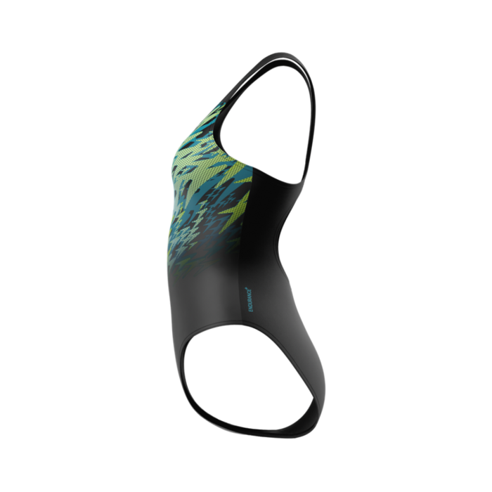 Speedo HYPERBOOM PLACEMENT MUSCLEBACK BLA/GRN