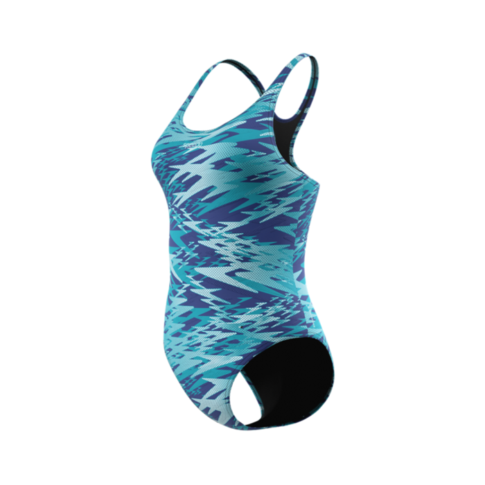 Speedo HYPERBOOM PRINT MEDALIST 1P BLU/BLU