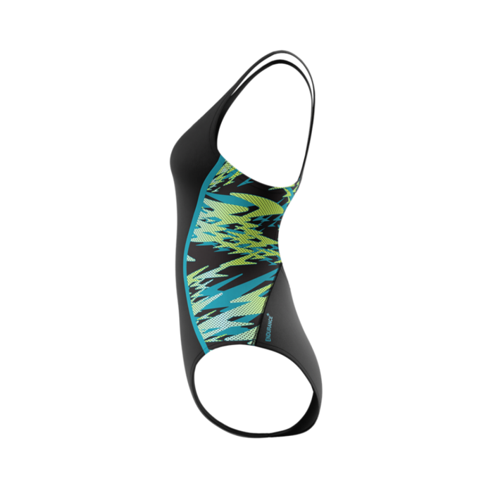 Speedo HYPERBOOM SPLICE MUSCLEB 1P BLA/GRN