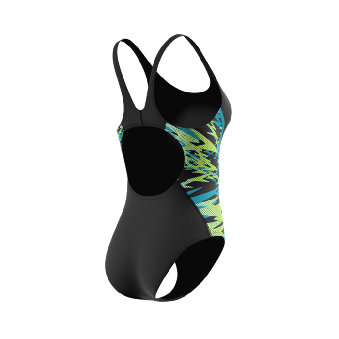 Speedo HYPERBOOM SPLICE MUSCLEB 1P BLA/GRN