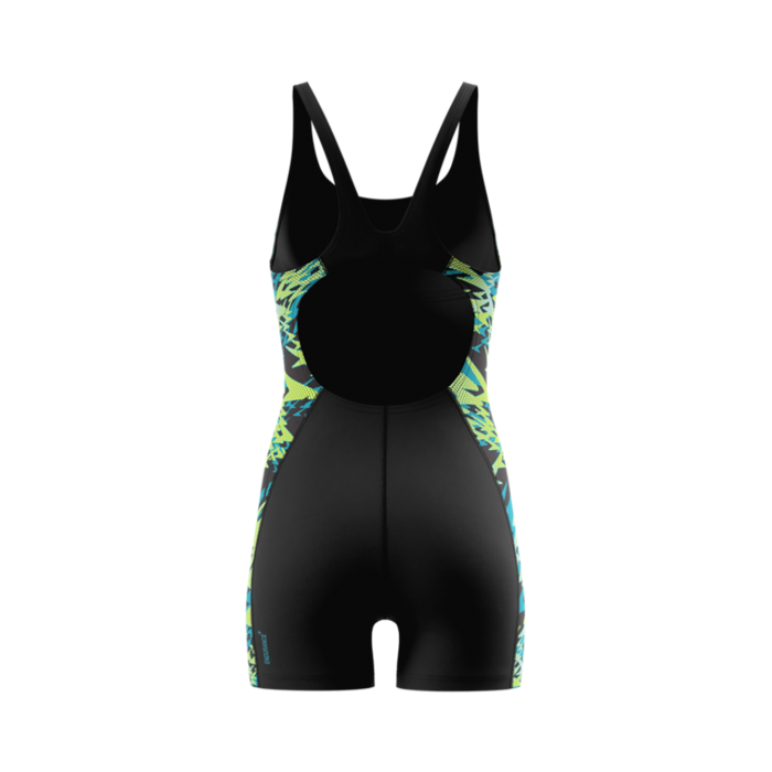 Speedo HYPERBOOM SPL MUSCLEB LEGSUIT BLA/GRN
