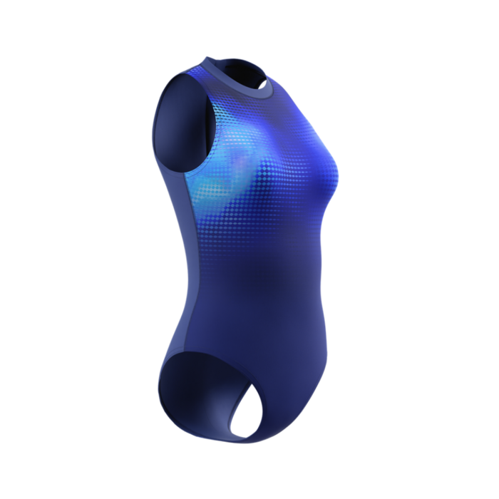 Speedo PRINT HYDRASUIT 1P BLU/BLU