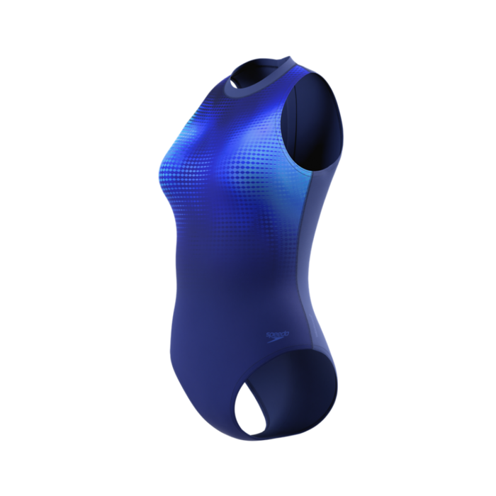 Speedo PRINT HYDRASUIT 1P BLU/BLU