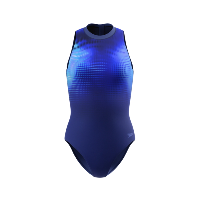 Speedo PRINT HYDRASUIT 1P BLU/BLU