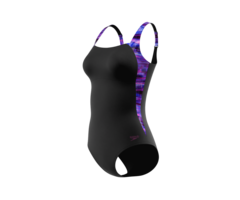 Speedo LUNA LUSTRE PRINTED 1P BLA/PUR