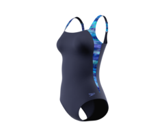 Speedo LUNA LUSTRE PRINTED 1P NAV/BLU