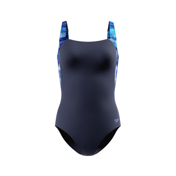 Speedo LUNA LUSTRE PRINTED 1P NAV/BLU