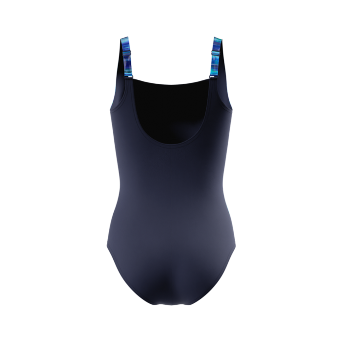 Speedo LUNA LUSTRE PRINTED 1P NAV/BLU