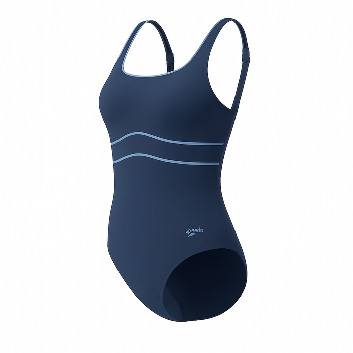 Speedo SOLID CONTOUR ECLIPSE 1P NAV/PUR