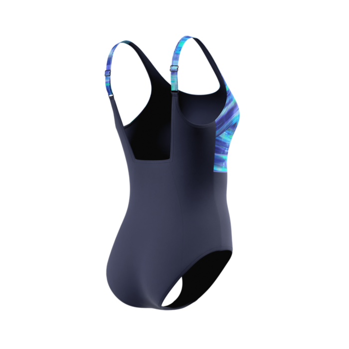 Speedo PRINT CONTOUR ECLIPSE 1P NAV/PUR