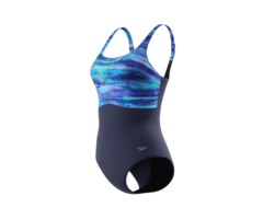 Speedo PRINT CONTOUR ECLIPSE 1P NAV/PUR