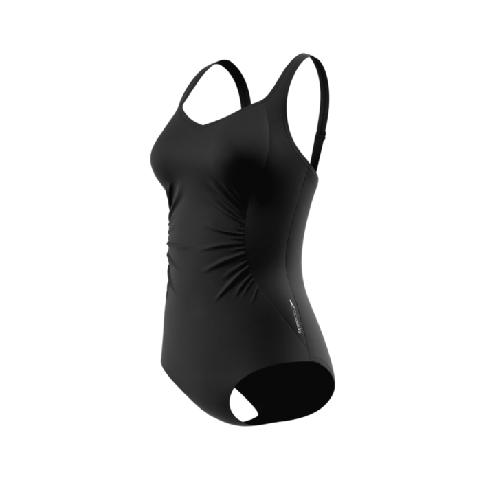 Speedo SHIRRED SWIMSUIT BLA