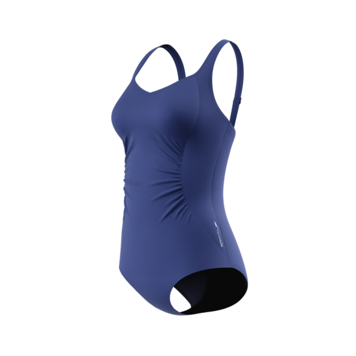 Speedo SHIRRED SWIMSUIT BLU