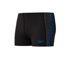 Speedo END+ TECH PANEL AQUASHORT BLA/BLU