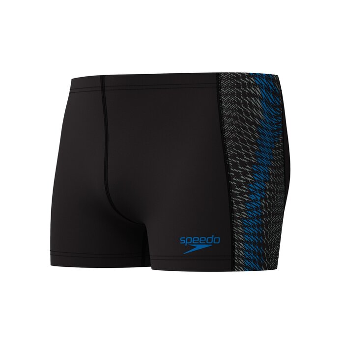 Speedo END+ TECH PANEL AQUASHORT BLA/BLU