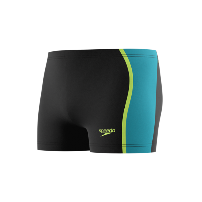 Speedo SOLID SPLICE AQUASHORT BLA/GRN