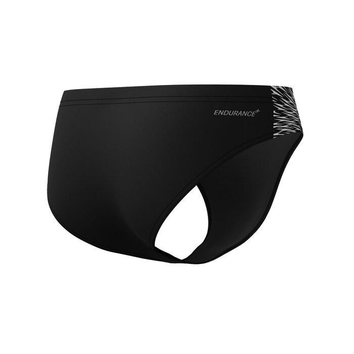 Speedo END+ TECH PANEL 7CM BRIEF BLA/GRE