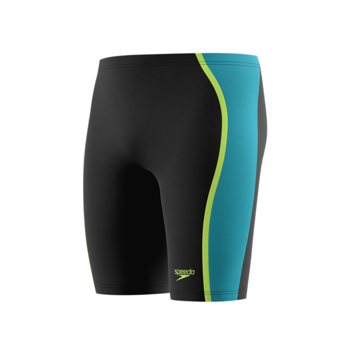 Speedo SOLID SPLICE JAMMER BLA/GRN