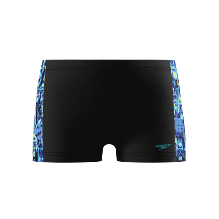 Speedo PRINT PANEL AQUASHORT BLA/GRN