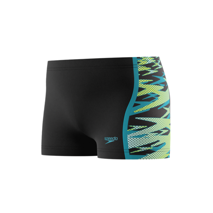 Speedo HYPERBOOM SPLICE AQUASHORT BLA/GRN