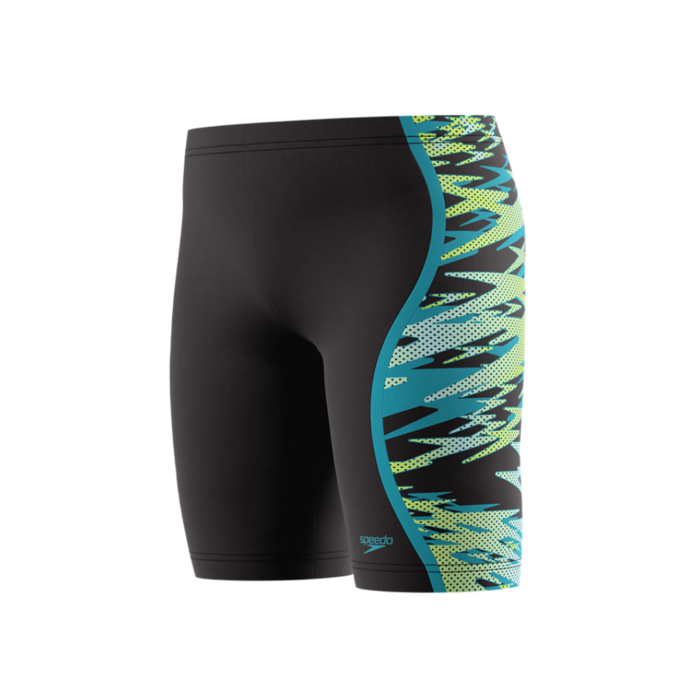 Speedo HYPERBOOM SPLICE JAMMER BLA/GRN