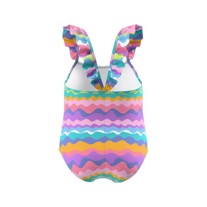 Speedo INFANT PRINT FRILL THINSTR 1P GRN/PIN