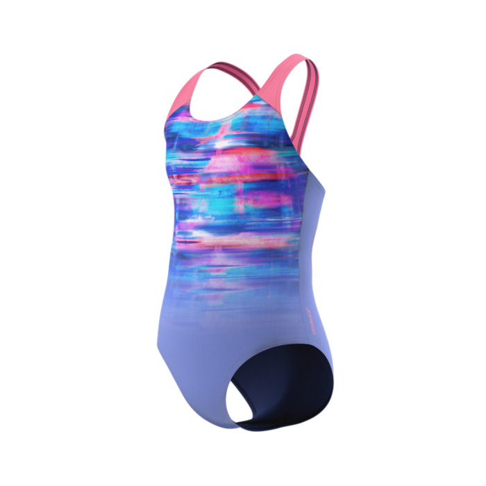 Speedo PRINT SPLASHBACK 1P PUR/PIN