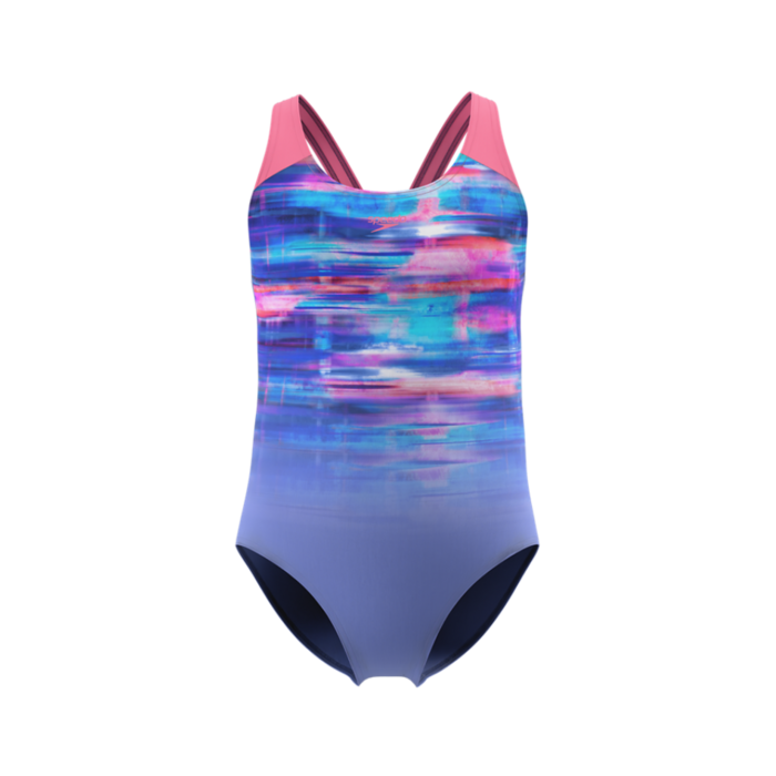Speedo PRINT SPLASHBACK 1P PUR/PIN
