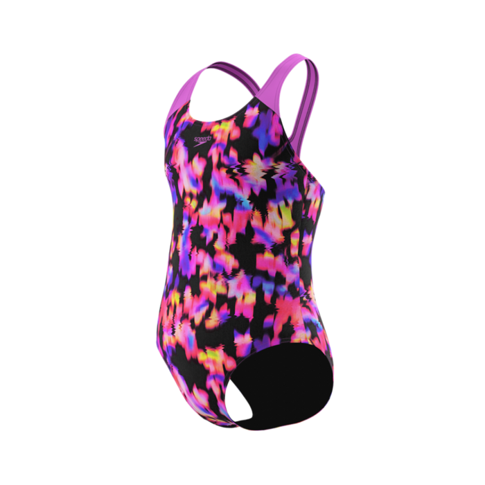 Speedo PRINT SPLASHBACK 1P BLA/PIN