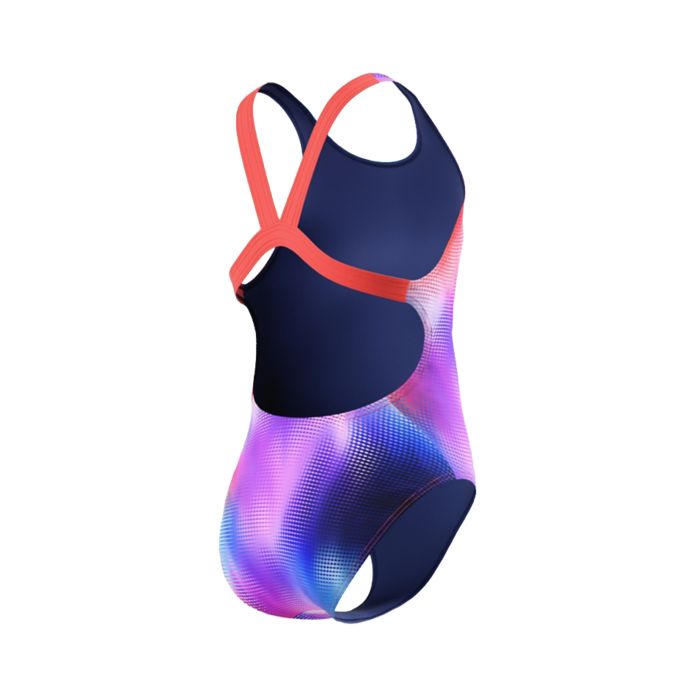 Speedo PRINT LEADERBACK 1P PIN/BLU