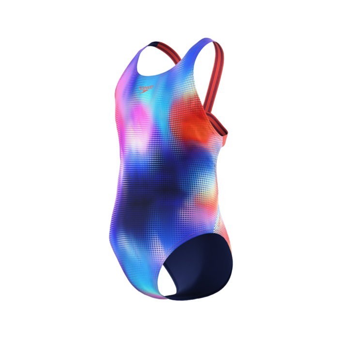 Speedo PRINT LEADERBACK 1P PIN/BLU
