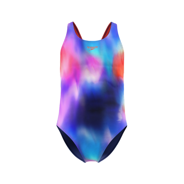 Speedo PRINT LEADERBACK 1P PIN/BLU