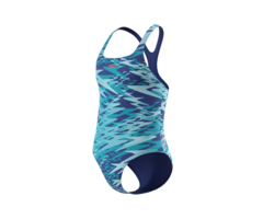 Speedo H-BOOM PRINT MEDALIST 1P NAV/BLU